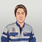 車体課長 川原陽
